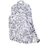 Embrace The Magic Inspirational Phrase Pattern Double Compartment Backpack