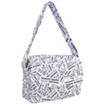 Embrace The Magic Inspirational Phrase Pattern Courier Bag