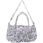 Embrace The Magic Inspirational Phrase Pattern Removable Strap Handbag