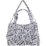 Embrace The Magic Inspirational Phrase Pattern Double Compartment Shoulder Bag