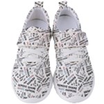 Embrace The Magic Inspirational Phrase Pattern Women s Velcro Strap Shoes