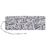 Embrace The Magic Inspirational Phrase Pattern Roll Up Canvas Pencil Holder (M)