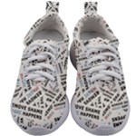 Embrace The Magic Inspirational Phrase Pattern Kids Athletic Shoes