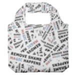 Embrace The Magic Inspirational Phrase Pattern Premium Foldable Grocery Recycle Bag