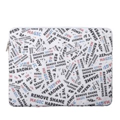 15  Vertical Laptop Sleeve Case With Pocket 