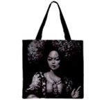 Vintage afro style doll illustration (IA&Human) Zipper Grocery Tote Bag