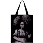 Vintage afro style doll illustration (IA&Human) Zipper Classic Tote Bag