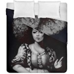 Vintage afro style doll illustration (IA&Human) Duvet Cover Double Side (California King Size)