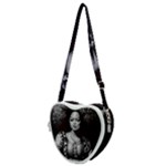 Vintage afro style doll illustration (IA&Human) Heart Shoulder Bag