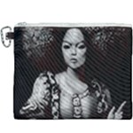 Vintage afro style doll illustration (IA&Human) Canvas Cosmetic Bag (XXXL)