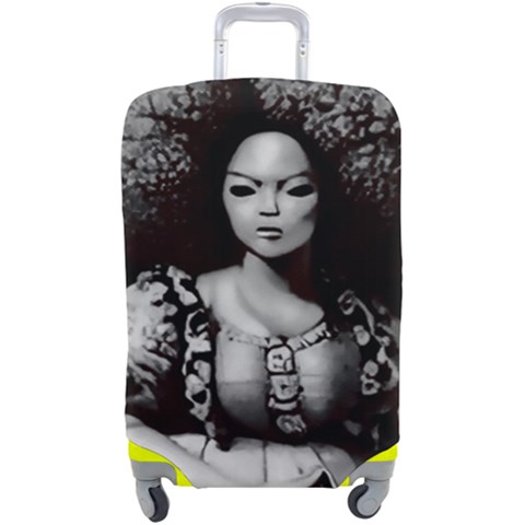 Vintage afro style doll illustration (IA&Human) Luggage Cover (Large) from ArtsNow.com