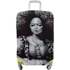 Vintage afro style doll illustration (IA&Human) Luggage Cover (Large) from ArtsNow.com