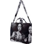 Vintage afro style doll illustration (IA&Human) Square Shoulder Tote Bag