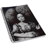 Vintage afro style doll illustration (IA&Human) 5.5  x 8.5  Notebook