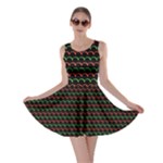 Geometric Abstract Pattern Line Skater Dress