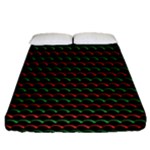 Geometric Abstract Pattern Line Fitted Sheet (Queen Size)