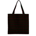 Geometric Abstract Pattern Line Zipper Grocery Tote Bag