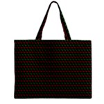 Geometric Abstract Pattern Line Zipper Mini Tote Bag