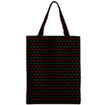 Geometric Abstract Pattern Line Zipper Classic Tote Bag