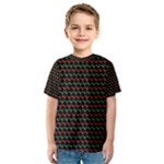 Geometric Abstract Pattern Line Kids  Sport Mesh T-Shirt