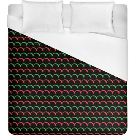 Geometric Abstract Pattern Line Duvet Cover (King Size) from ArtsNow.com