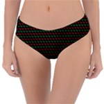 Geometric Abstract Pattern Line Reversible Classic Bikini Bottoms