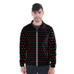 Geometric Abstract Pattern Line Men s Windbreaker