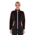 Geometric Abstract Pattern Line Women s Bomber Jacket