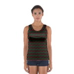 Geometric Abstract Pattern Line Sport Tank Top 