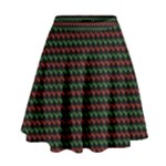 Geometric Abstract Pattern Line High Waist Skirt