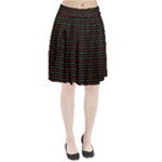 Geometric Abstract Pattern Line Pleated Skirt