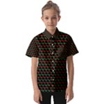 Geometric Abstract Pattern Line Kids  Short Sleeve Shirt