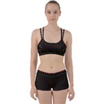 Geometric Abstract Pattern Line Perfect Fit Gym Set