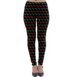 Geometric Abstract Pattern Line Lightweight Velour Leggings