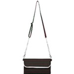 Geometric Abstract Pattern Line Mini Crossbody Handbag