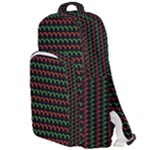 Geometric Abstract Pattern Line Double Compartment Backpack