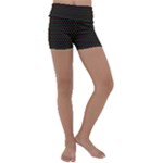 Geometric Abstract Pattern Line Kids  Lightweight Velour Yoga Shorts