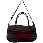 Geometric Abstract Pattern Line Removable Strap Handbag