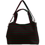 Geometric Abstract Pattern Line Double Compartment Shoulder Bag