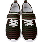 Geometric Abstract Pattern Line Men s Velcro Strap Shoes