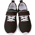 Geometric Abstract Pattern Line Women s Velcro Strap Shoes