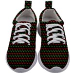 Geometric Abstract Pattern Line Kids Athletic Shoes