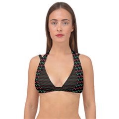 Double Strap Halter Bikini Top 