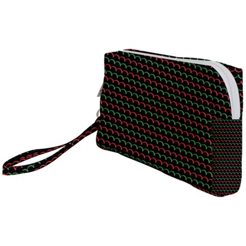 Geometric Abstract Pattern Line Wristlet Pouch Bag (Small) from ArtsNow.com