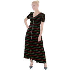 Button Up Short Sleeve Maxi Dress 