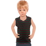 Geometric Abstract Pattern Line Kids  Sport Tank Top