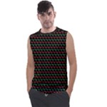 Geometric Abstract Pattern Line Men s Regular Tank Top