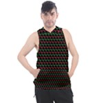 Geometric Abstract Pattern Line Men s Sleeveless Hoodie