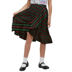 Kids  Ruffle Flared Wrap Midi Skirt 