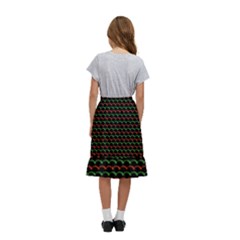 Kids  Ruffle Flared Wrap Midi Skirt 